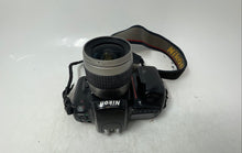 Load image into Gallery viewer, Nikon N50 Black Auto Exposure Compact SLR Film Camera Not Tested