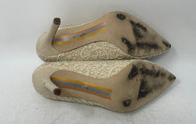 Load image into Gallery viewer, Sam Edelman Womens Hazel Beige Floral Pointed Toe Stiletto Pump Heels Size 7.5