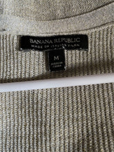 Load image into Gallery viewer, Banana Republic Womens Gray Long Sleeve V-Neck Cardigan Sweater Size M