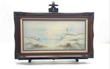 Load image into Gallery viewer, Wall Hanging Home Decor Lighthouse Seascape Square Framed Art Painting