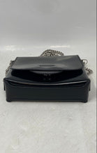 Load image into Gallery viewer, Falor Womens Black Faux Leather Inner Pocket Chain Strap Small Crossbody Bag