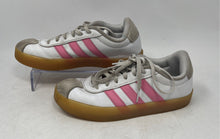 Load image into Gallery viewer, Adidas Girls VL Court 3.0 IH3483 White Pink Lace-Up Sneaker Shoes Size 3