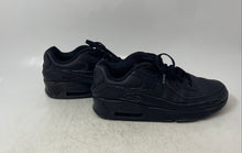 Load image into Gallery viewer, Nike Kids Air Max 90 CD6864-028 Black Leather Lace-Up Sneaker Shoes Size 7Y