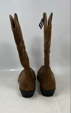 Load image into Gallery viewer, Arizona Mens Beige Mid-Calf Cowboy Western Boots Size 11M With Tag