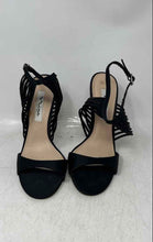 Load image into Gallery viewer, Nina Womens Damaris Black Open Toe Stiletto Heel Ankle Strap Sandals Size 8M