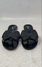 Load image into Gallery viewer, Melissa Womens Babe Black Bow Jelly Slip-On Open Toe Slide Sandals Size 7