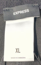 Load image into Gallery viewer, Express Womens Black Flat Front Pull-On Skinny Leg Stretch Dress Pants Size XL