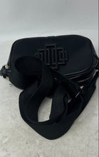 Load image into Gallery viewer, Zara Womens Black Leather Adjustable Strap Zip Top Lined Crossbody Bag