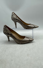 Load image into Gallery viewer, Michael Kors Womens Flex Beige Brown Snakeskin Stiletto Pump Heels Size 11M