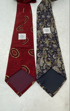 Load image into Gallery viewer, Set Of Two Pcs Bill Robin Son Mens Multicolor Abstract Print Silk Designer Tie
