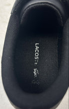 Load image into Gallery viewer, Lacoste Womens Ziane Platform Black Low Top Lace-Up Sneaker Shoes Size 6.5