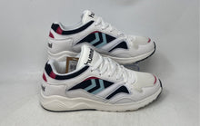 Load image into Gallery viewer, Hummel Mens Edmonton OG White Black Blue Slip-On Low Top Sneaker Shoes Size 9