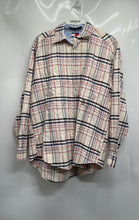 Load image into Gallery viewer, Tommy Hilfiger Mens Multicolor Plaid Long Sleeve Cotton Button-Up Shirt Size M