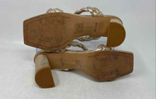 Load image into Gallery viewer, Dolce Vita Womens Gold Open Toe Slip-On Block Slide Sandals Size 8M