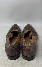 Load image into Gallery viewer, Stefano Castelli Mens Brown Leather Square Toe Slip-On Loafer Shoes Size EUR 42