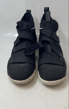 Load image into Gallery viewer, Nike Mens LeBron Soldier 11 897646-004 Black Hook & Loop Sneakers Shoes Size 11