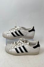 Load image into Gallery viewer, Adidas Kids Superstar C77154 White Black Low Top Lace-Up Sneaker Shoes Size 4