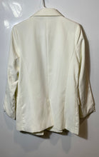 Load image into Gallery viewer, Forever 21 Womens Cream Long Sleeve Double Breasted Blazer Size Medium