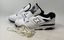 Load image into Gallery viewer, New Balance Unisex 550 BB550HA1 White Black Sneaker Shoes Size M13 W14.5 D