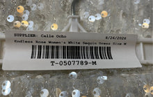 Load image into Gallery viewer, Endless Rose Womens White Strapless Sequin Maxi Dress Size M With Tag