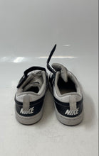 Load image into Gallery viewer, Nike Boys Court Borough Low Recraft White Black Leather Sneakers Shoes Size 1Y