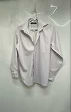 Load image into Gallery viewer, Michael Kors Mens White Purple Printed Long Sleeve Regular Fit Dress Shirt Sz 16