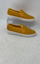 Load image into Gallery viewer, Michael Kors Womens Olivia Yellow Perforated Slip-On Sneaker Shoes Size 8 M