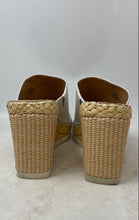 Load image into Gallery viewer, Vince Camuto Womens Brissia White Leather Slip-On Wedge Espadrille Heels Size 8M