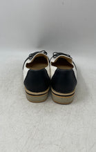 Load image into Gallery viewer, Vintage Galo Regalo Womens Black White Round Toe Slip-On Loafer Shoes Size EU 39