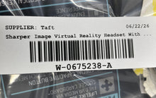 Load image into Gallery viewer, Sharper Image Virtual Reality Headset With Built In Headphones Not Tested
