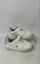 Load image into Gallery viewer, Michael Kors Unisex Kids White Low Top Hook & Loop Sneakers Shoes Size 7