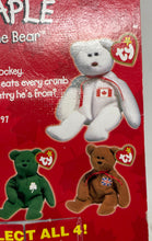 Load image into Gallery viewer, TY Maple White Bear Soft Toy Beanie Baby 1999 Retired Plush Stuffed Animal