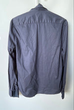 Load image into Gallery viewer, H&M Mens Navy Blue Cotton Long Sleeve Slim Fit Button-Up Shirt Size Small
