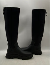 Load image into Gallery viewer, Hunter Womens City Explorer Tall Black Neoprene Pull-On Rain Boots Size 11