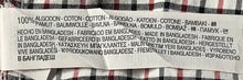 Load image into Gallery viewer, Zara Young Mens White Red Plaid Cotton Collared Long Sleeve Button-Up Shirt Sz L