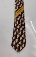 Load image into Gallery viewer, Valentino Mens Multicolor Printed Silk Keeper Loop Adjustable Designer Tie