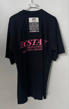 Load image into Gallery viewer, VVV The Brand Unisex Black Ecstasy Pink Smiley Face Oversized T-Shirt Size S
