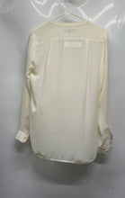 Load image into Gallery viewer, Banana Republic Womens Off White Long Sleeve Button Front Blouse Top Size XS