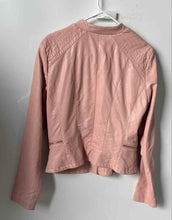 Load image into Gallery viewer, Guess Womens Pink Long Sleeve Zipper Pockets Full-Zip Jacket Size Large