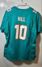Load image into Gallery viewer, Nike Mens Aqua Blue Miami Dolphins Tyreek Hill #10 Football-NFL Jersey Size XL