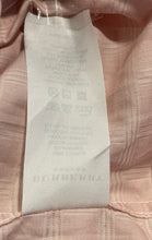 Load image into Gallery viewer, Authentic Burberry London Mens Light Pink Plaid Cotton Button-Up Shirt Size L