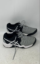 Load image into Gallery viewer, Asics Kids Gel Resolution 7 C700Y Gray Black Lace-Up Sneaker Shoes Size 5.5