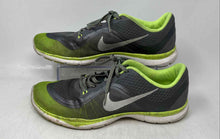 Load image into Gallery viewer, Nike Womens Flex Trainer 6 831578-006 Green Gray Lace-Up Sneakers Shoes Sz 11.5
