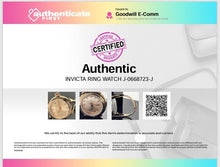 Load image into Gallery viewer, Authentic Invicta Mini Angel Women's Rose Gold-Tone Ring Watch