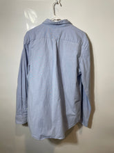 Load image into Gallery viewer, Old Navy Mens Blue Collared Built-In Flex Slim Fit Everyday Button-Up Shirt Sz L