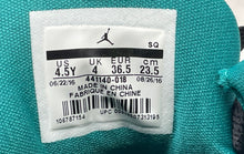 Load image into Gallery viewer, Nike Kids Jordan 3 Retro 441140-018 Black Green Lace-Up Sneaker Shoes Size 4.5Y
