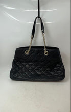 Load image into Gallery viewer, Kate Spade Womens Carey Black Quilted Leather Chain Double Handle Tote Bag