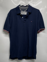 Load image into Gallery viewer, Tommy Hilfiger Mens Blue Short Sleeve Collared Golf Polo Shirt Size L/G