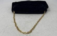 Load image into Gallery viewer, Bloomingdales Womens Black Chain Strap Inner Pockets Snap Shoulder Bag