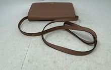 Load image into Gallery viewer, Michael Kors Womens Jet Set Brown Leather ID Window Card Holder Crossbody Purse